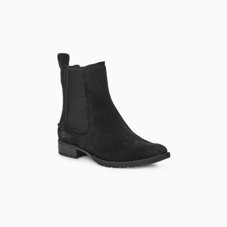 UGG Hillhurst II Black Chelsea Boots for Women (ZPRI56813)